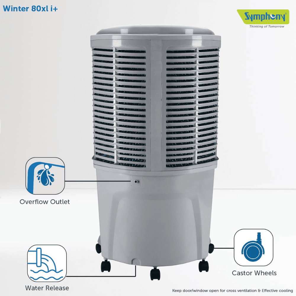 Symphony 80 Ltrs Desert Room Air Cooler (Winter 80XL+i)