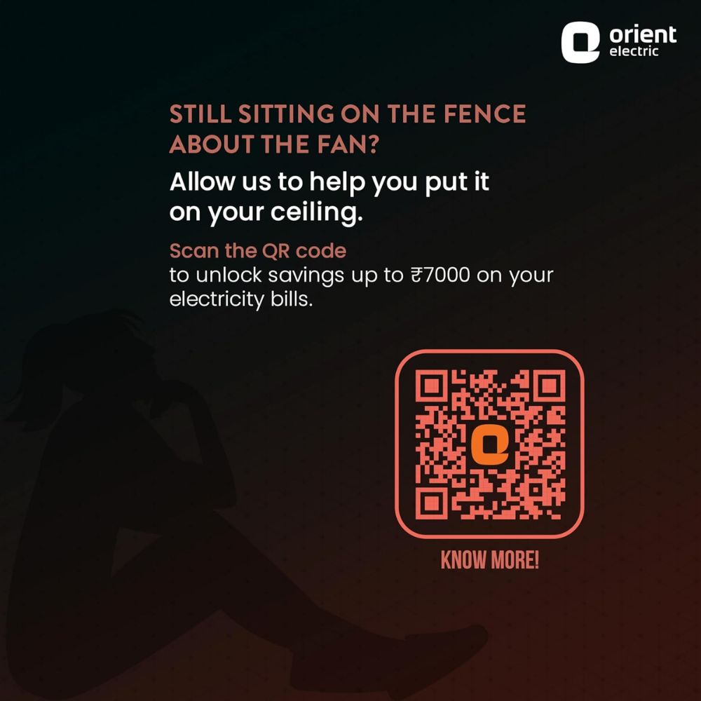 Orient Electric Hector Deco, 1200mm 3 Blade Decorative Ceiling Fan