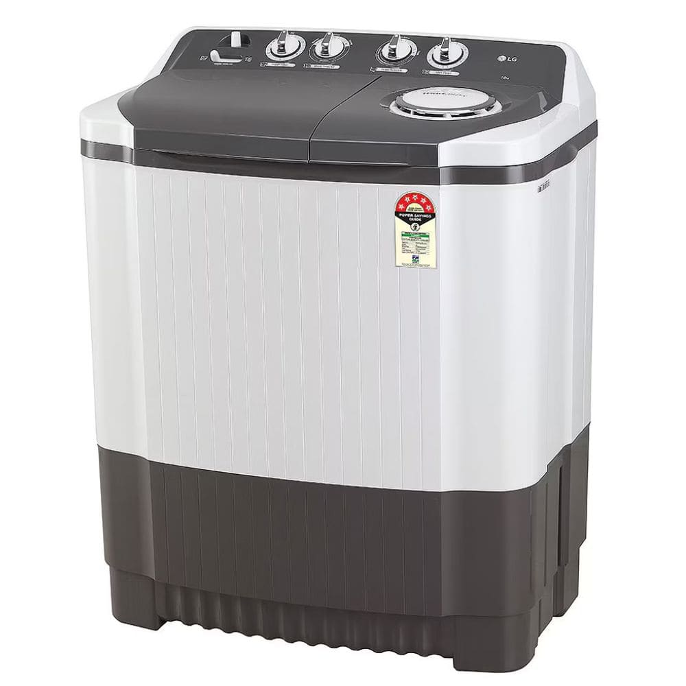 LG 7.5 Kg 5 Star Semi-Automatic Top Load Washing machine (P7510RGAZ, Black)