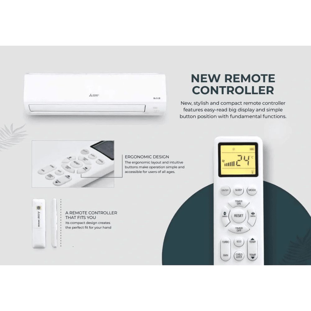 Mitsubishi ton Star Non-Inverter Split Air Conditioner (MS-AJZ18VF-DA1)