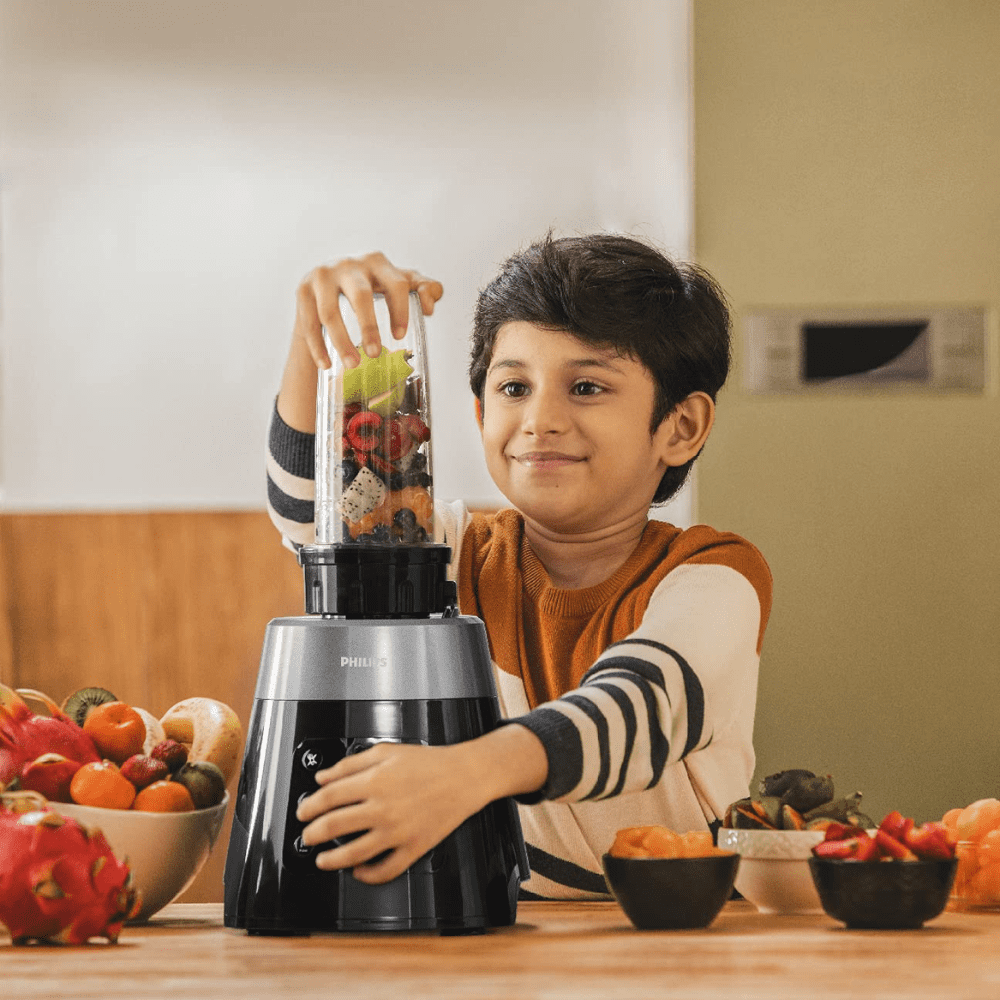 Philips HL7777/00 750 Watt Mixer Grinder 4 Jars (Metallic,Silver Black)