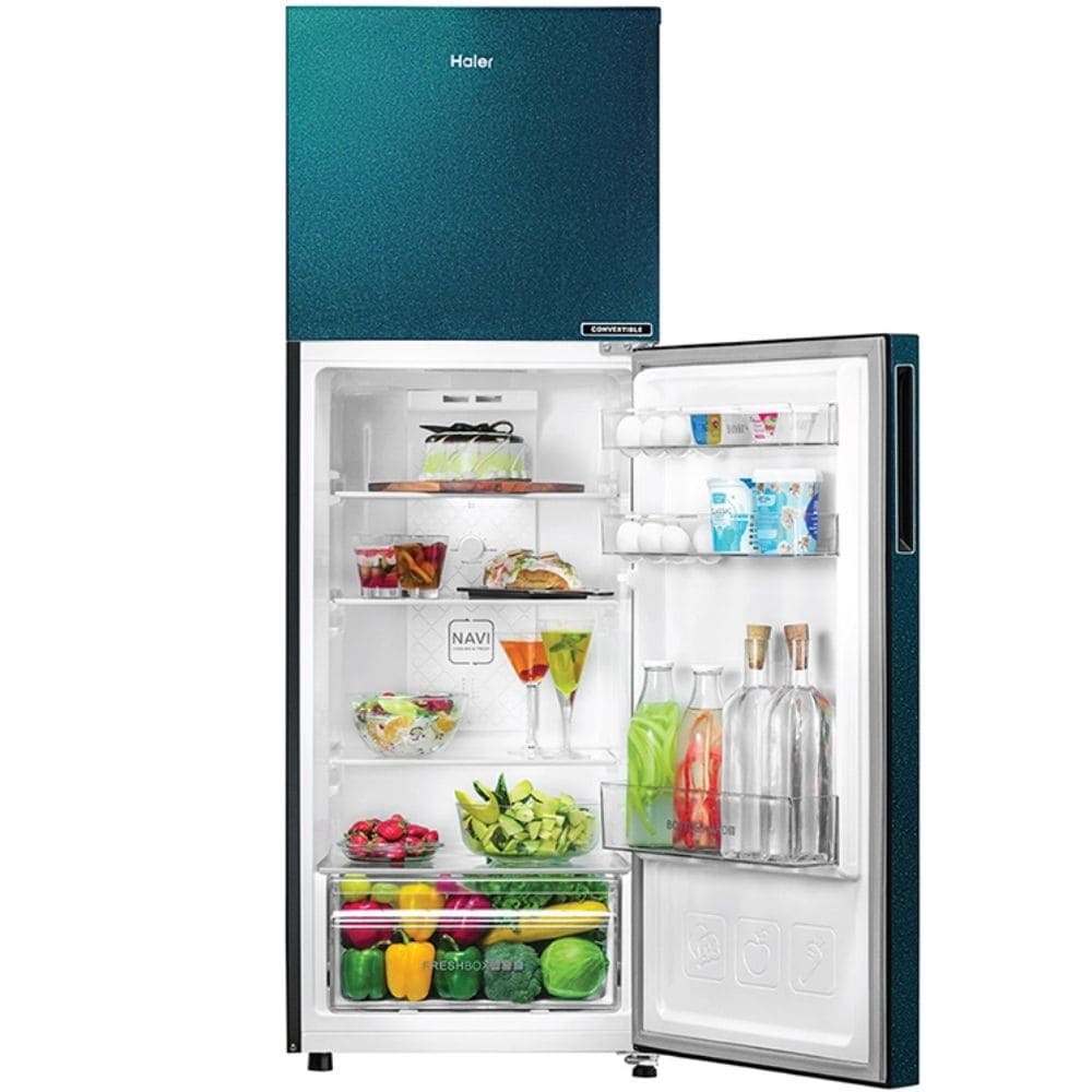 Haier 240 Ltrs 2 Star, Inverter Frost Free, Double Door Refrigerator (HRF-2902BSB-P)