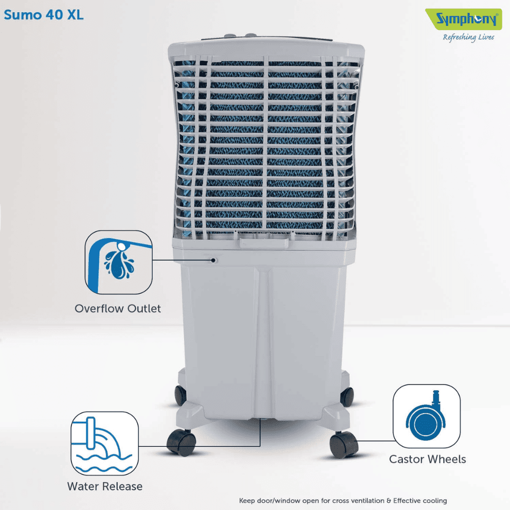 Symphony 40 Ltrs Personal Air Cooler (Sumo 40XL)