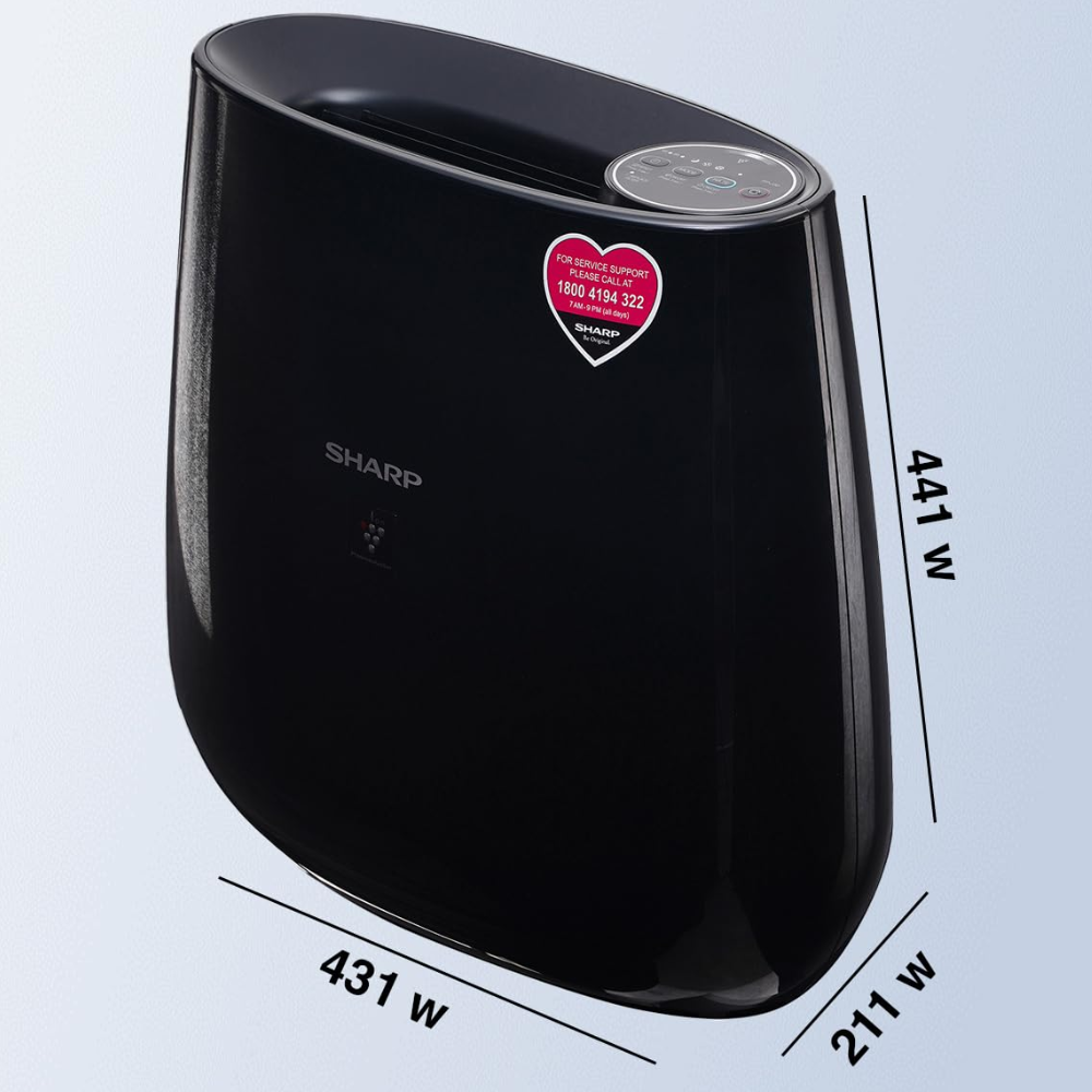 Sharp FP-J30M-BK, 4 Stage Filtration Air Purifier (Patented PCI Technology, HEPA filter)