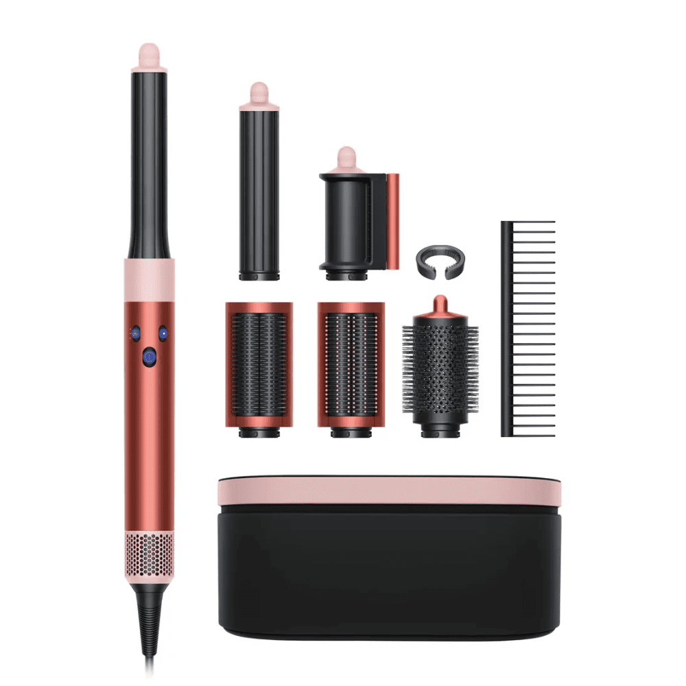 Dyson 560788-01, Airwrap Multi-Styler Complete Travel Pouch with Bluetooth (Strawberry Bronze & Blush Pink)