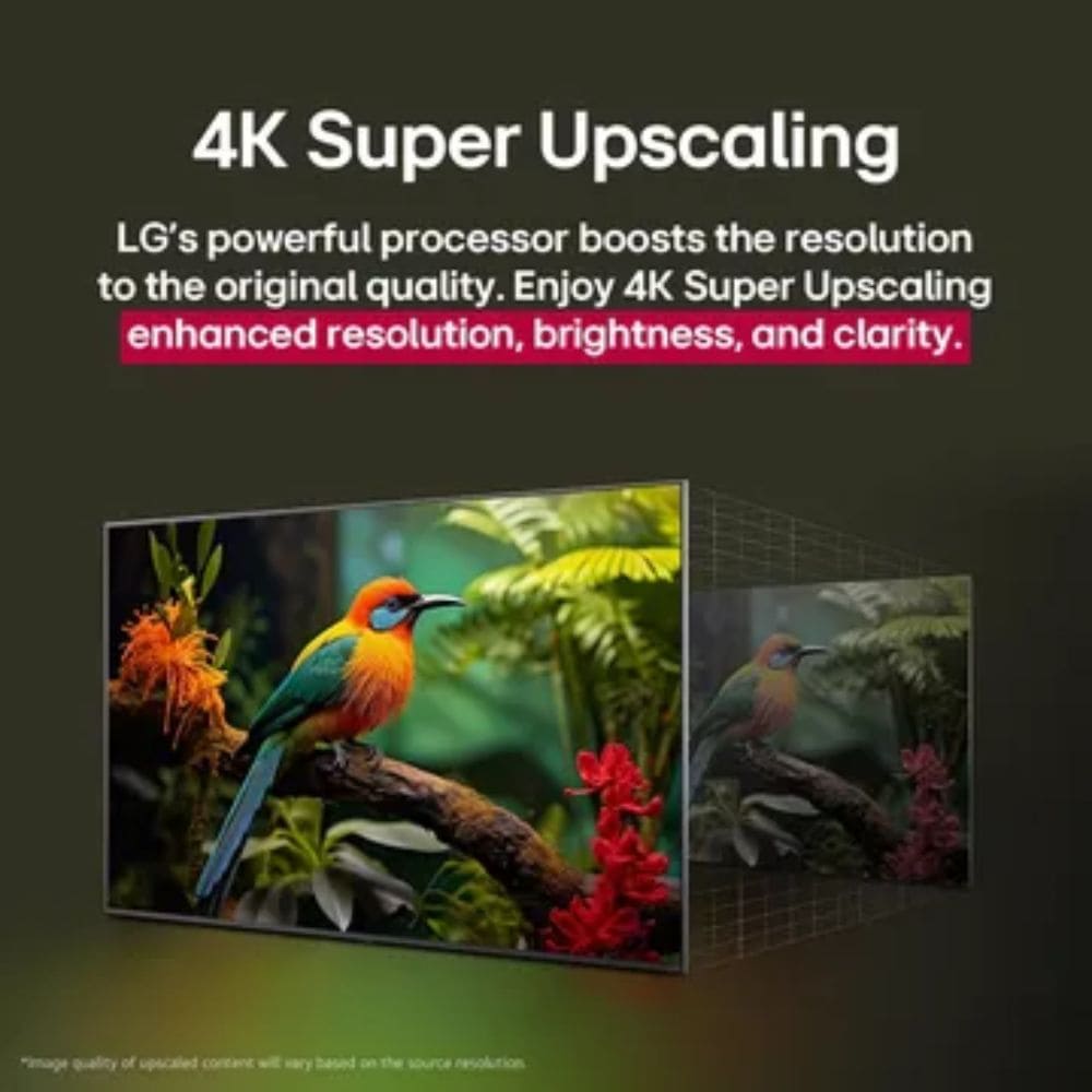 LG 55QNED8BA6A, 55 Inches, 4K Ultra HD QNED TV, Black