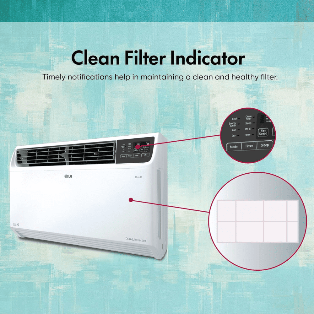 LG 1.5 Ton 5 Star Inverter Window Air Conditioner (UW-Q18WWZA)