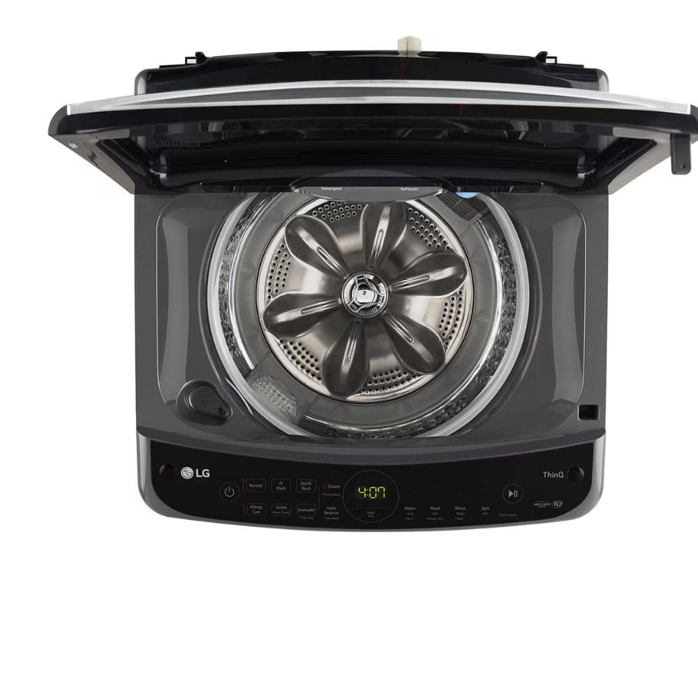 LG 10 Kg 5 Star Fully-Automatic Top Load Washing machine (THD10SWM, Black)