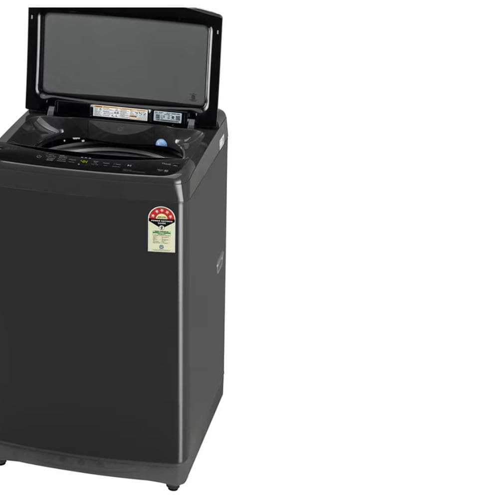 LG 9 Kg 5 Star Fully-Automatic Top Load Washing machine (T90V4MB1S, Middle Black)