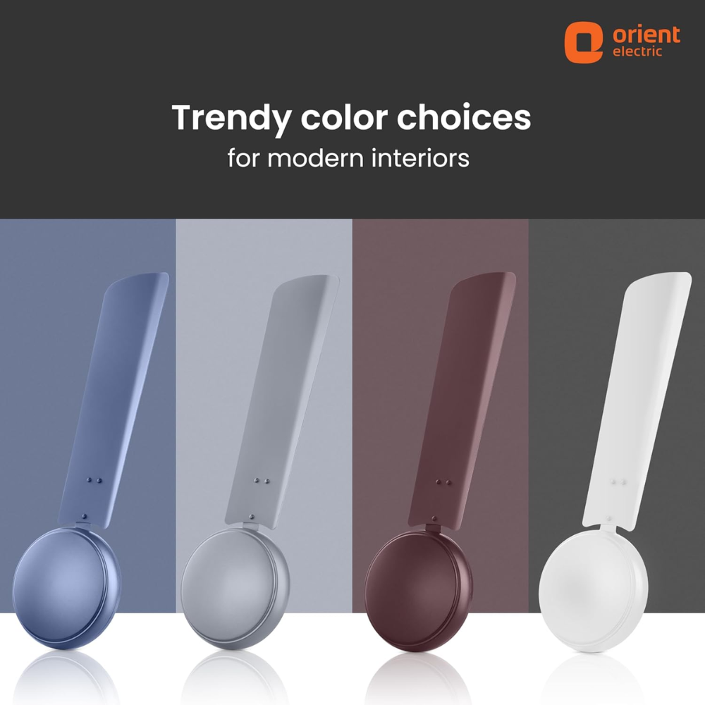 Orient Electric Arina, 1200mm Aluminium  3 Blade Ceiling Fan