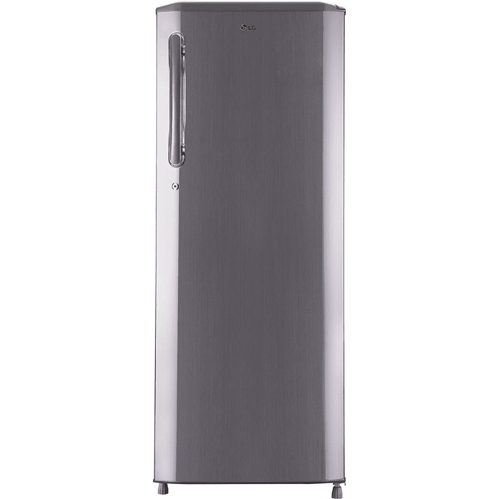 LG 261 Ltrs 3 Star Inverter Direct Cool Single Door Refrigerator (GL-B281BPZX, Shiny Steel)