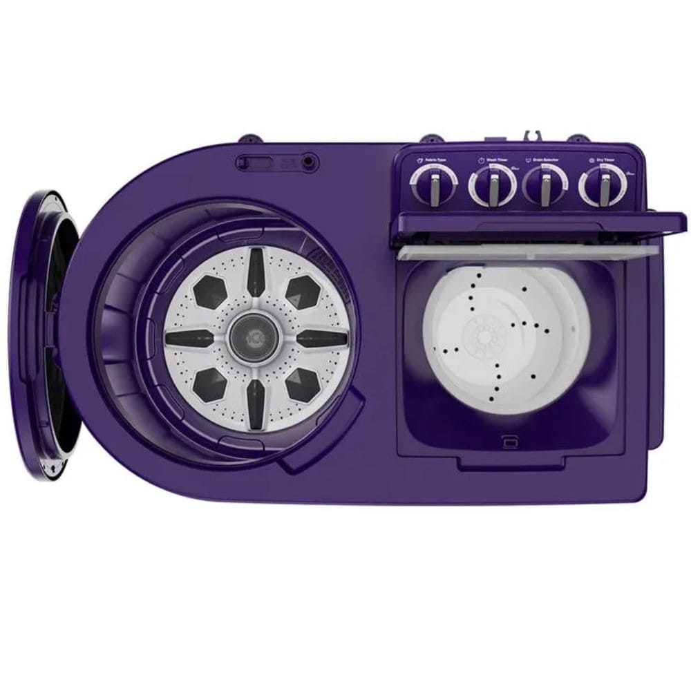 Whirlpool 8.5 Kg 5 Star Semi-Automatic Top Load Washing machine (ACE 8.5 TRB DRY XTRAA DZL 10Y, Purple)