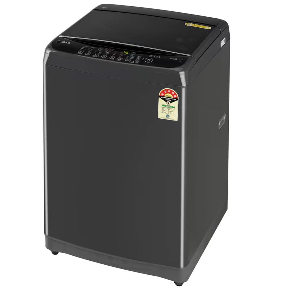 LG 12 Kg 5 Star Fully-Automatic Top Load Washing machine (T12SJMB1Z, Black)