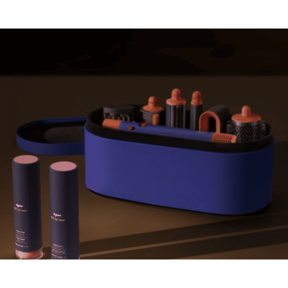 Dyson 533818-01, Airwrap Multi-Styler Complete Travel Pouch with Bluetooth (Vinca Blue & Topaz)