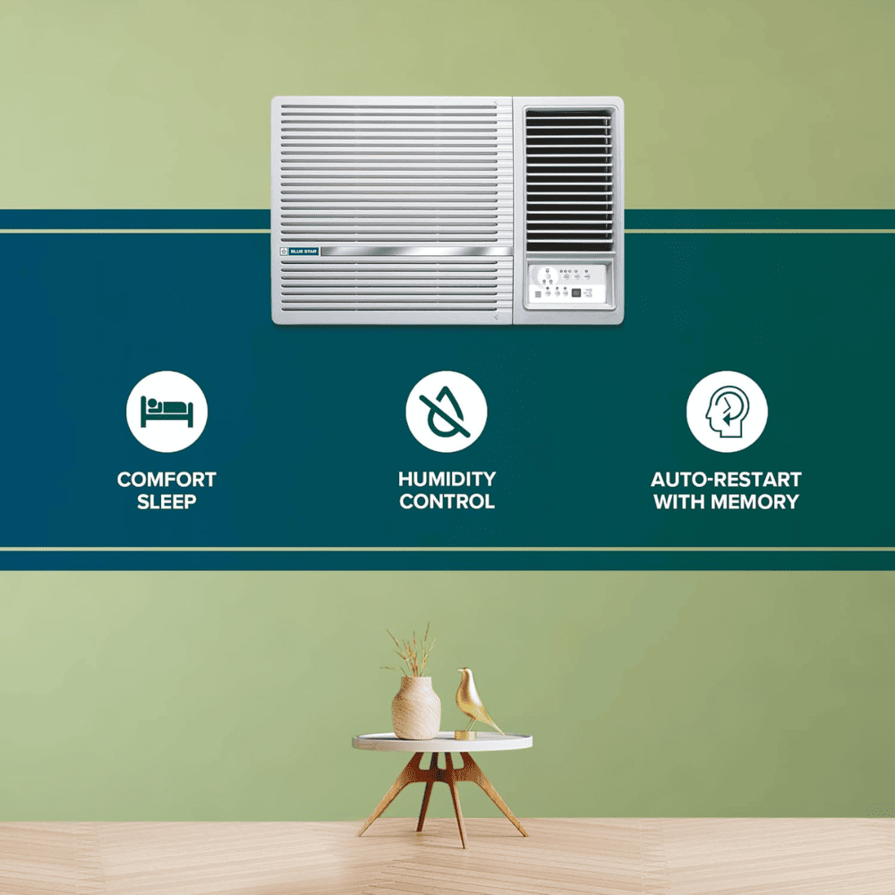 Blue Star 1.5 Ton 5 Star Window Inverter Air Conditioner (WID518L)