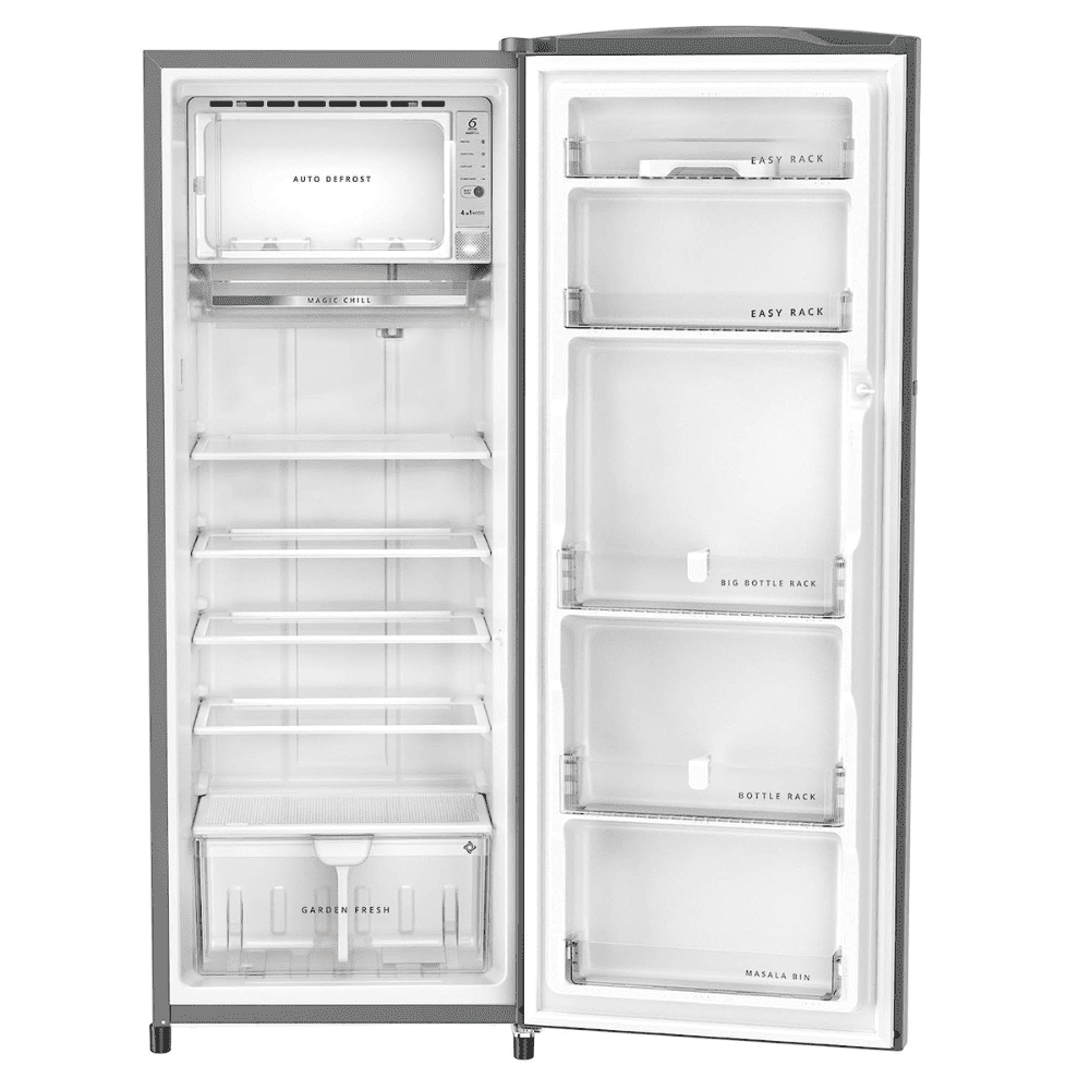 Whirlpool 274 Ltrs 3 Star, Inverter Direct Cool, Single Door Refrigerator (305 IMPRO PLUS PRM 3S ALPHA STEEL-Z)