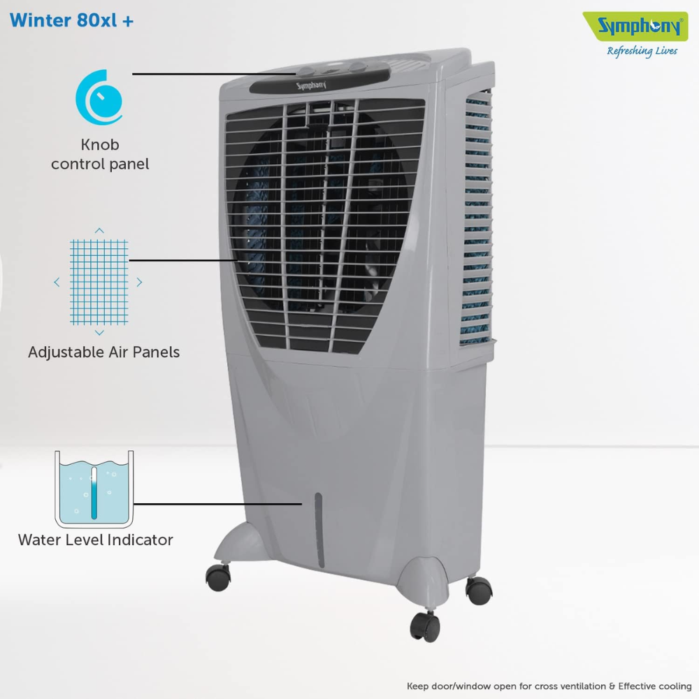 Symphony 80 Ltrs Desert Room Air Cooler (Winter 80XL+)