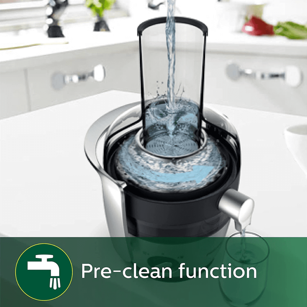 Philips HR1863/20, 1 Jar Quick Clean Juicer (Black&Silver)