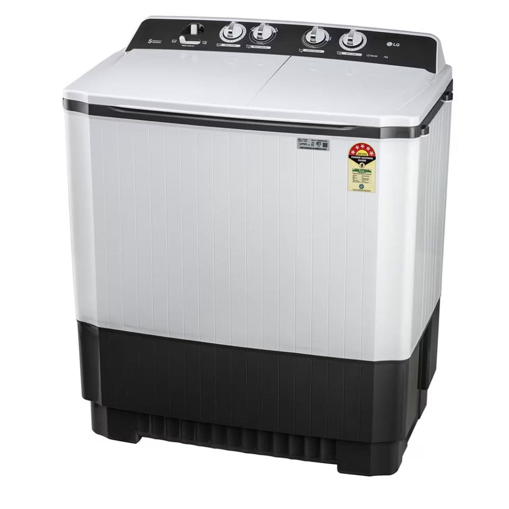 LG 7 Kg 5 Star Semi-Automatic Top Load Washing machine (P7010NGAZ, Black)