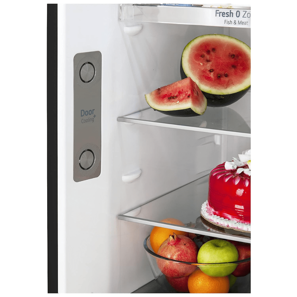 LG 360 Ltrs 3 Star Smart Wi-Fi +Inverter Frost Free Double Door Refrigerator (GL-T382VESX, Ebony Sheen)