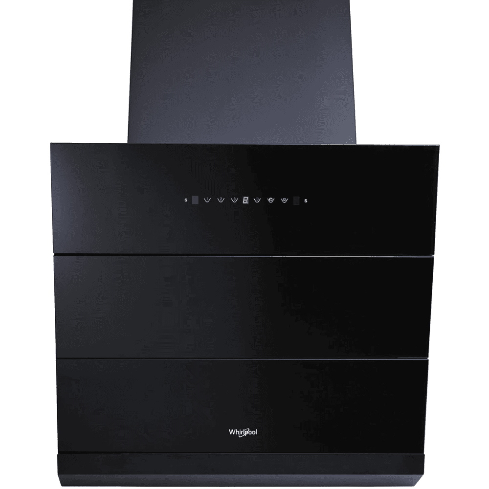 Whirlpool VFL PRO 602 HAC BK, 60 cm 1425 m3/hr Auto Clean Wall Mounted Chimney, Touch + Gesture Control with Filterless Technology (Black)