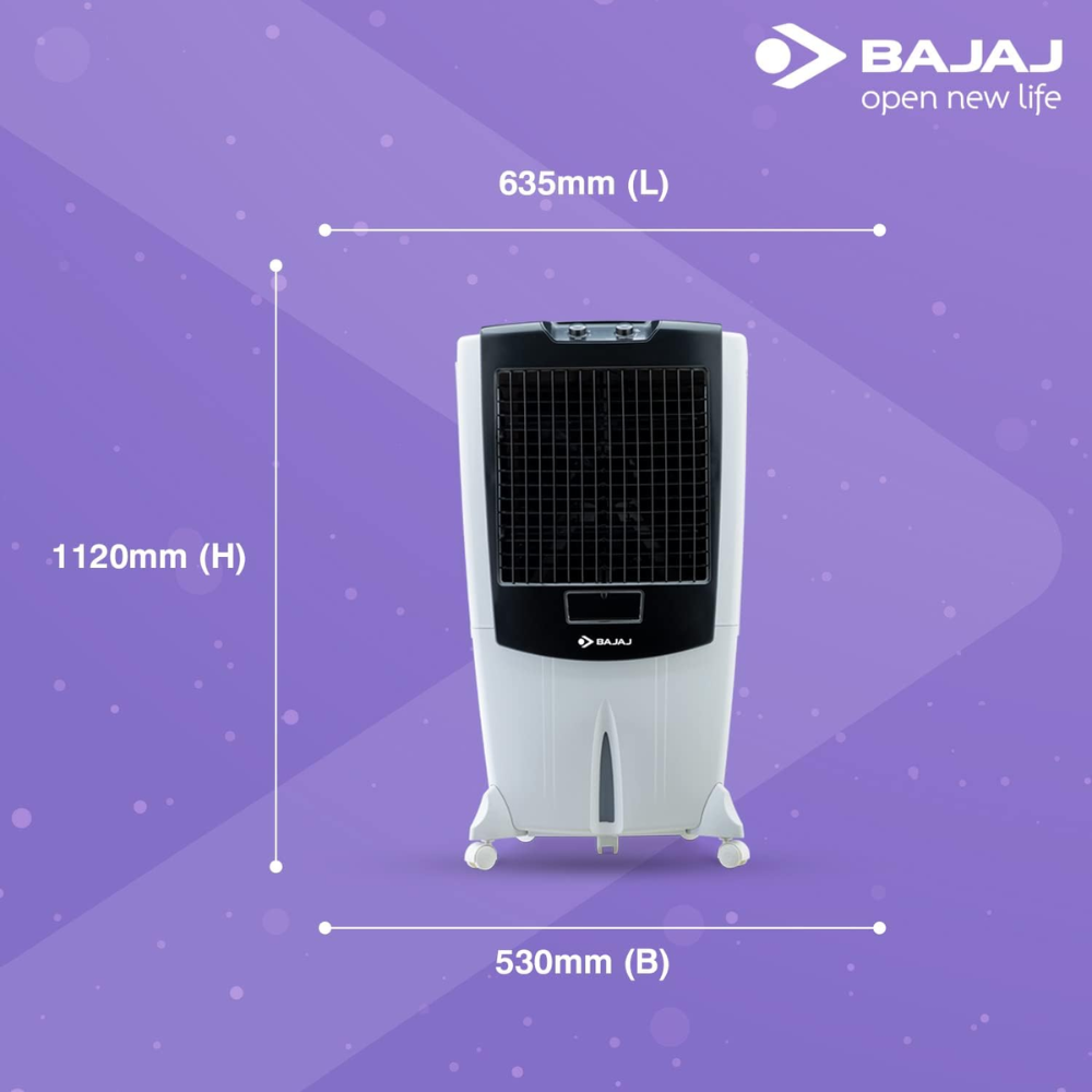 Bajaj DMH95, 95 Ltrs Portable Desert Home Air Cooler