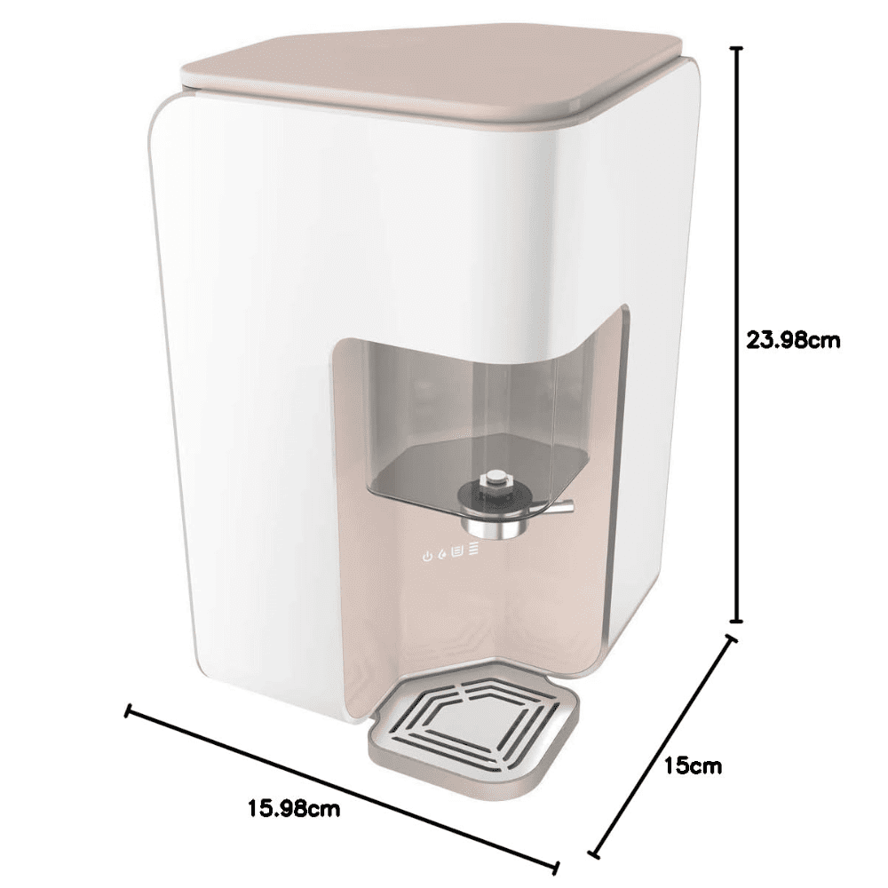 Havells Pro, 7 Ltrs RO+UV+Copper+Zinc+Minerals Wall Mountable Water Purifier, White & Beige