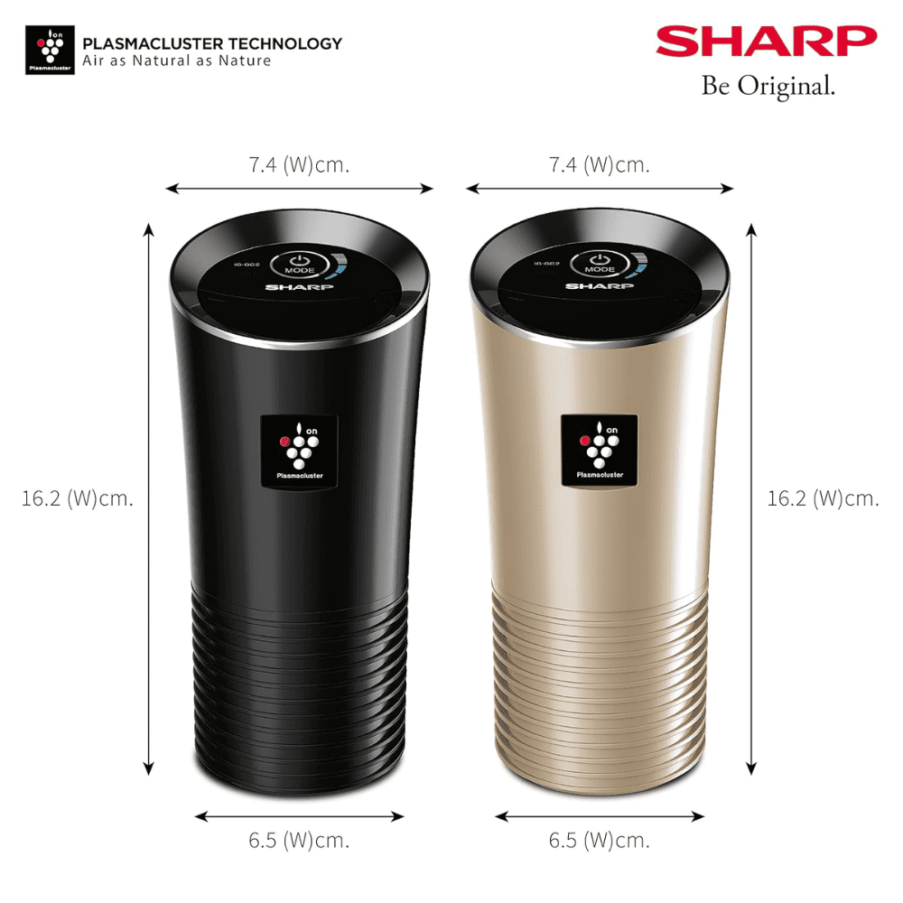 Sharp IG-GC2E-N, Plasmacluster with Pre Filter Portable Car Air Purifier