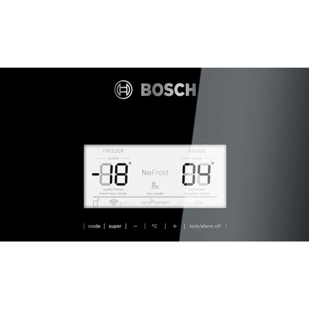 Bosch 559 Ltrs Inverter Frost Free Double Door Refrigerator (KGN56LB41I, Black)