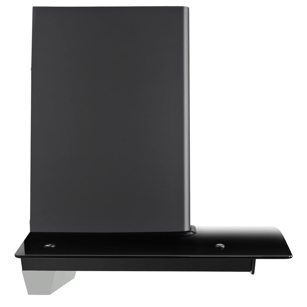 Faber ZEST HC SC FL BK, 60 cm 1200 m3/hr Auto-Clean curved glass Kitchen Chimney (Black)