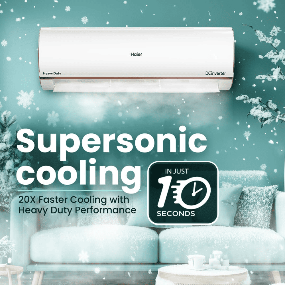 Haier 1.5 Ton 4 Star Inverter Split Air Conditioner (HS18K-PYAIR4BN-INV)