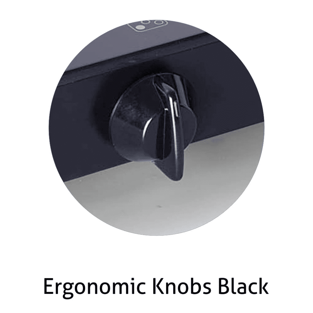 Glen Cooktop, 1043 GT HF BB DT AI, 4 Burner Auto Manual Ignition Glass Top Brass Burner 1 Big + 2 Medium + 1 small Gas Stove (Black)