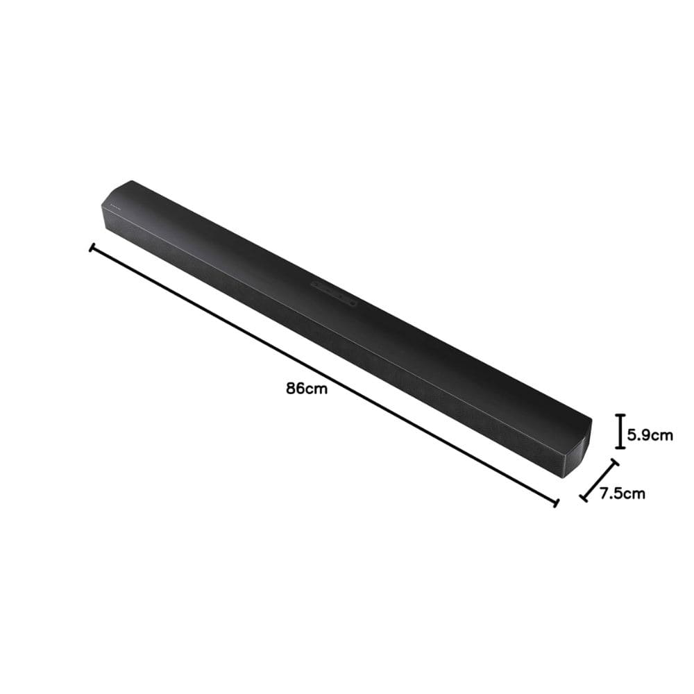 Samsung 370 Watts Soundbar with Dolby Audio (HW-B650F/XL, Black 3.1 channel)