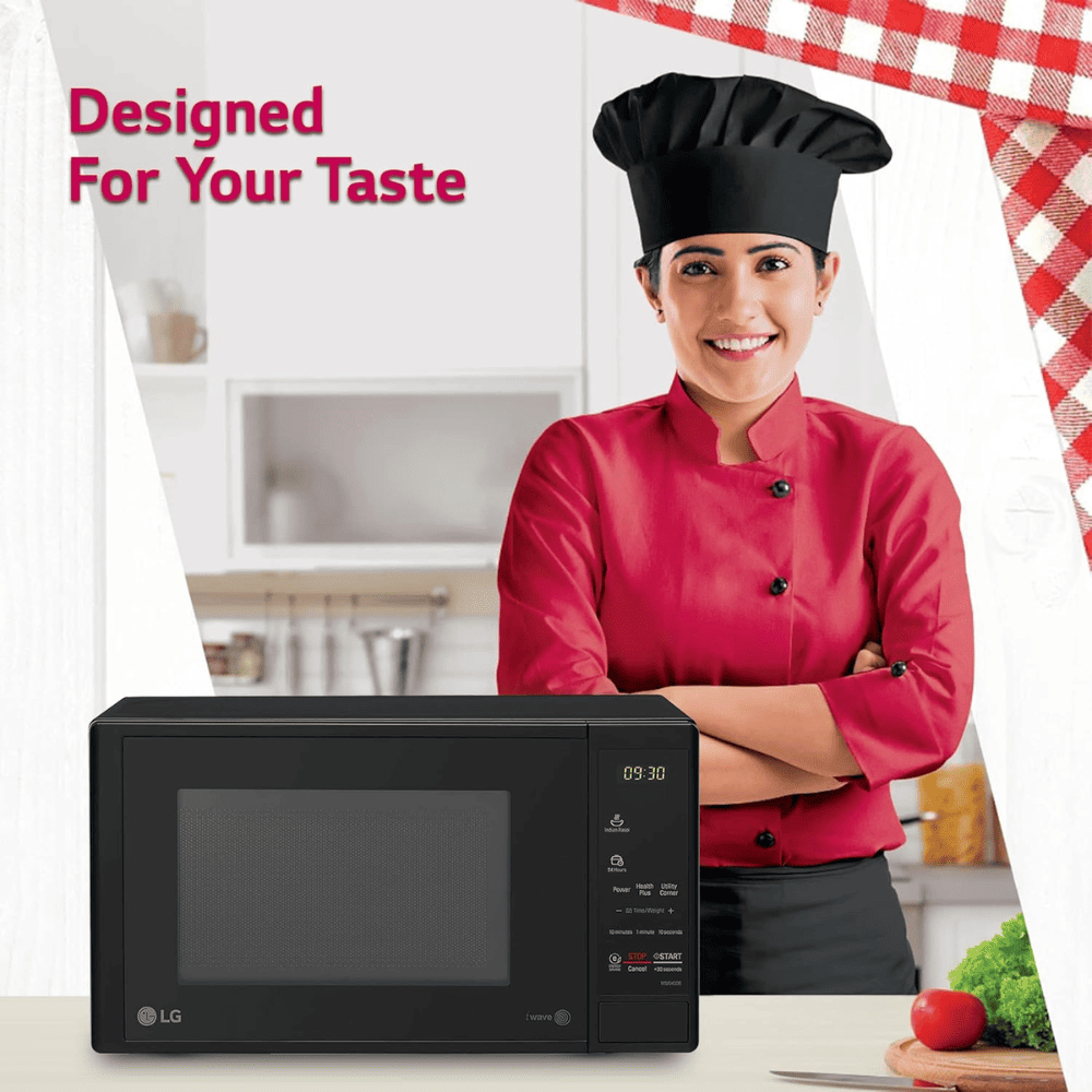 LG 20 Ltrs Solo Convection Microwave Oven All in One Charcoal (MS2043DB,Black)
