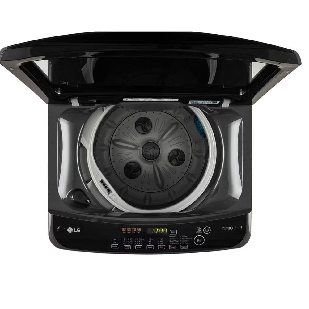 LG 8 Kg 5 Star Fully-Automatic Top Load Washing machine (T80SPMB1Z, Middle Black)