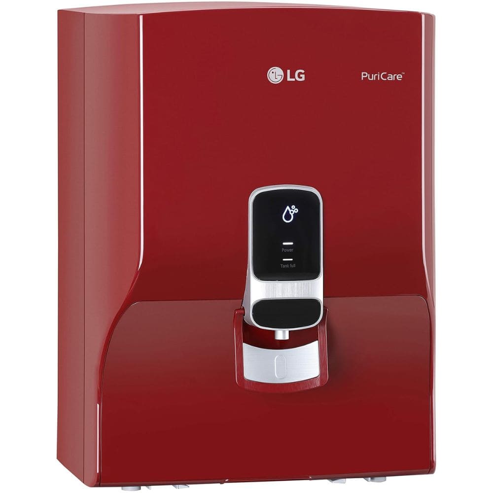 LG WW140NPR, 8 Litres RO+UV Stainless Steel Tank Wall Mountable Water Purifier, Red