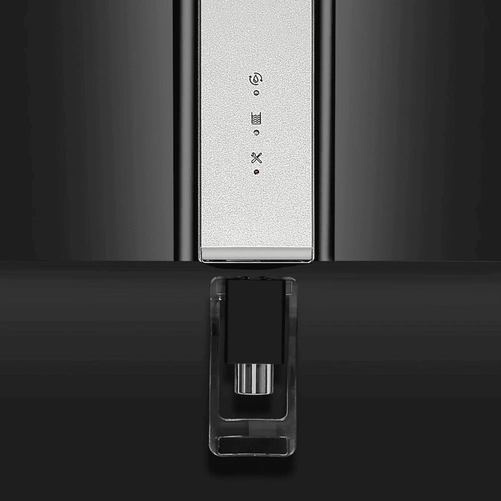 Faber XUV 8000 Alkaline, 7 Ltrs Storage RO + UV + UF Wall Mountable Water Purifier, Black