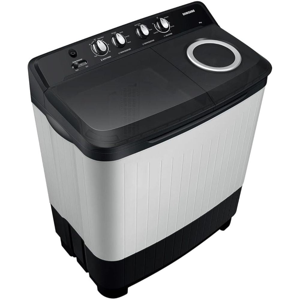 Samsung 8 Kg 5 Star Semi-Automatic Top Load Washing machine (WT80C4200GG, Black)