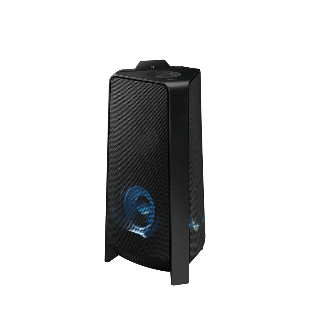 Samsung 1500 Watts Bass Booster and LED Disco Lights Tower Soundbar (MX-T70, Black)