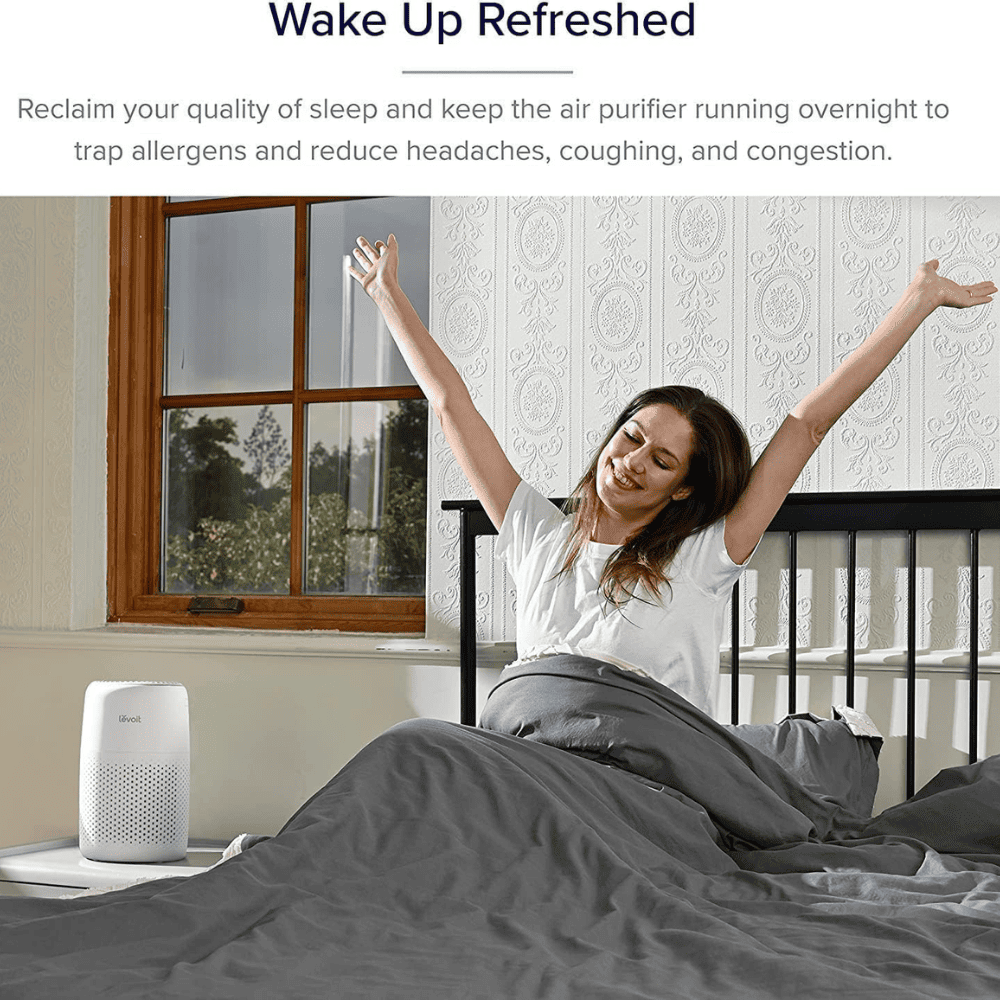 Levoit Core Mini H13 True Hepa Filter Air Purifier (‎LAP-C161-WUK,White)