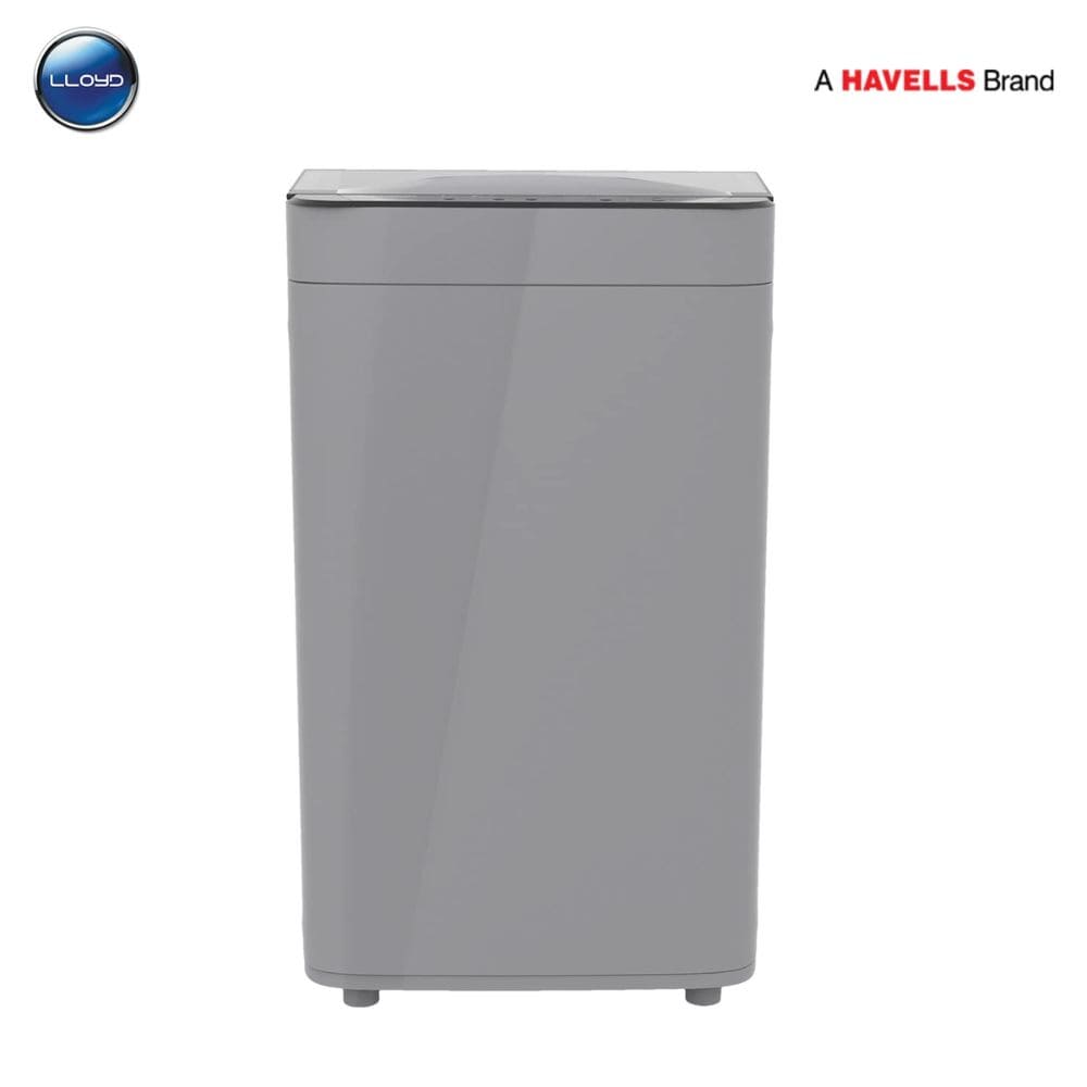 Lloyd 7 Kg 5 Star Fully-Automatic Top Load Washing machine (GLWMT70GLGAM, Light Grey)