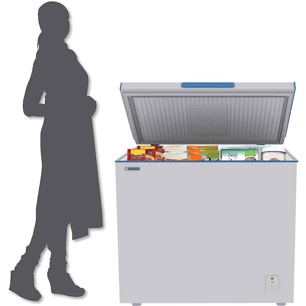 Blue Star CHFSD200F, 192 Ltrs Single Door Deep Freezer, White