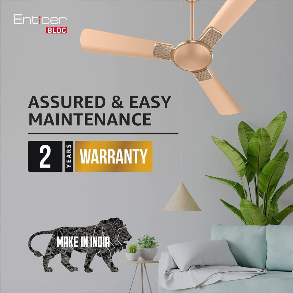 Havells Enticer Art, 1200mm 3 Blade Decorative Air Ceiling Fan