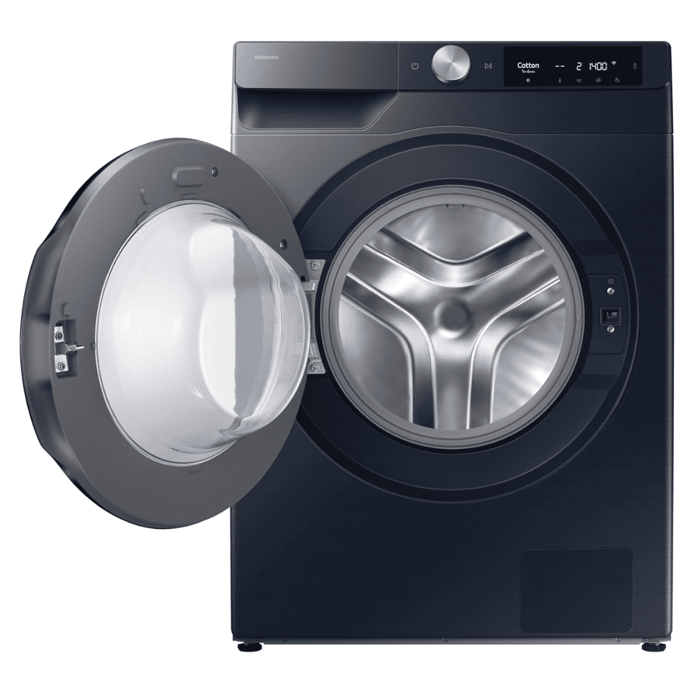 Samsung 12 Kg 5 Star Fully-Automatic Front Load Washing machine (WW12DG5B24AS,Black)