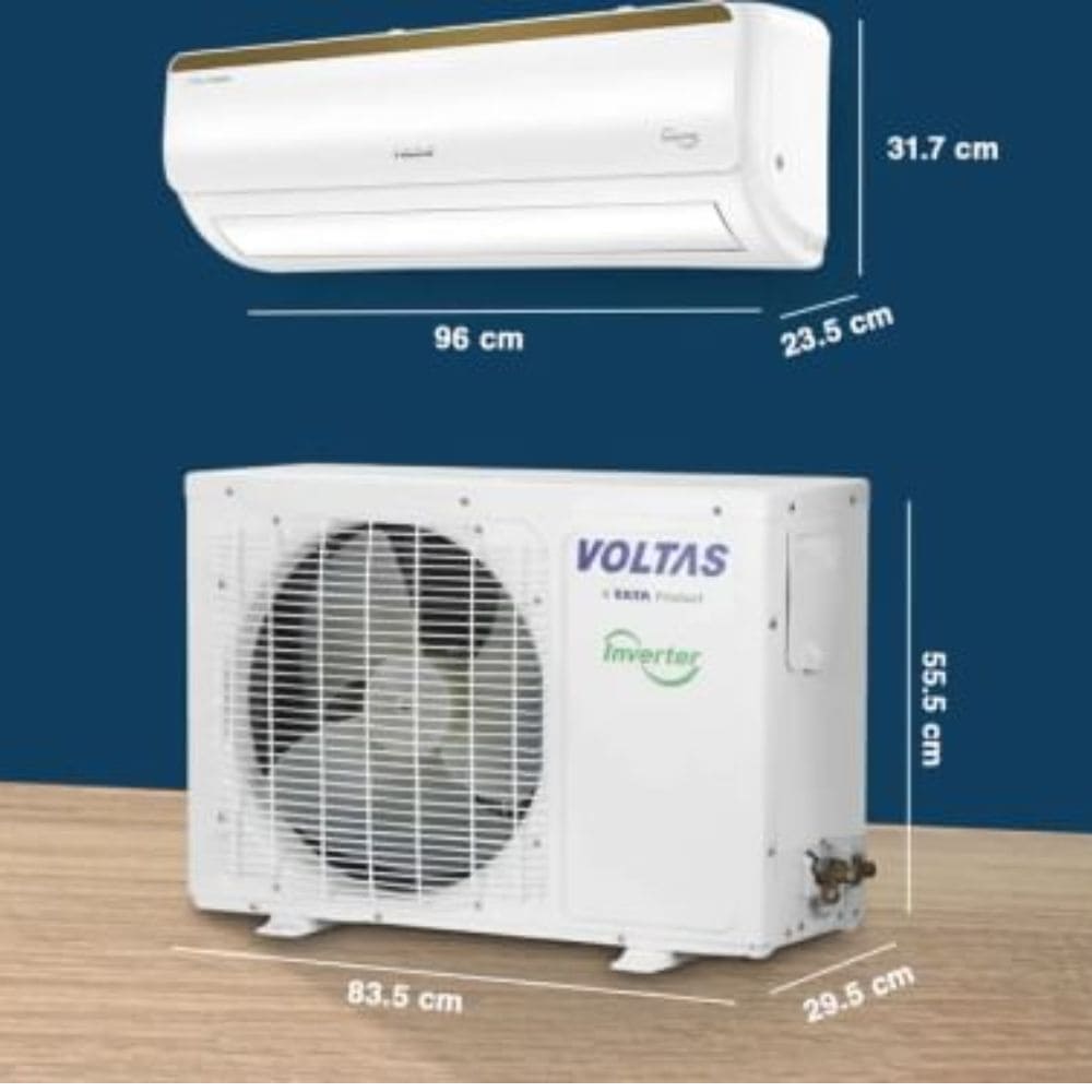 Voltas 1.5 Ton 5 star Inverter Split  Air Conditioner (185INV Vertis Elite Gold)