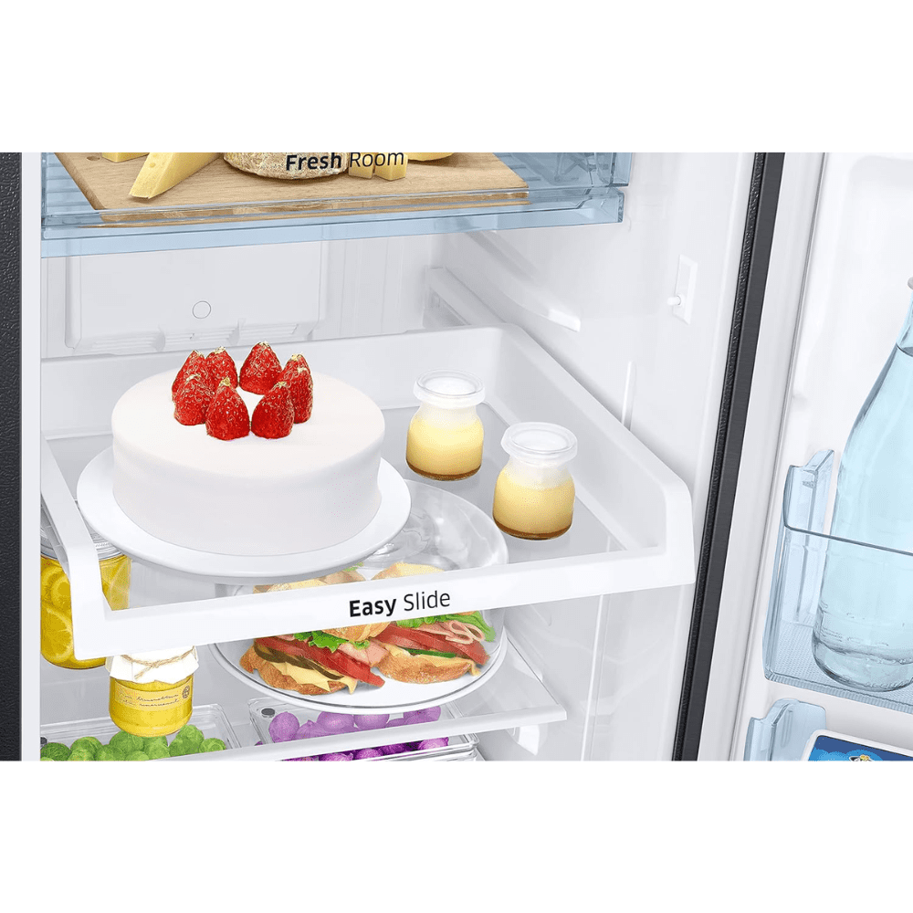 Samsung 256 Ltrs 2 Star, Inverter Frost Free, Double Door Refrigerator (RT30C3732BX)