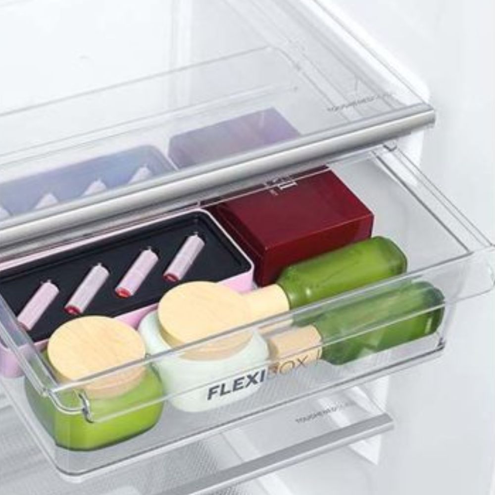 Haier 598 Ltrs, 3 Star Frost Free Expert Inverter Smart Sense AI enabled 3 Door Side by Side Refrigerator (HRT 683KGU1, Black Glass, Magic Convertible Zone, Deo Fresh Technology)