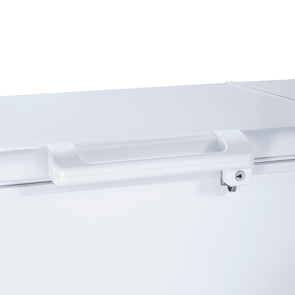 Haier HFC-588DM5, 524 Ltrs hard Top chest Double Door Deep Freezer, White