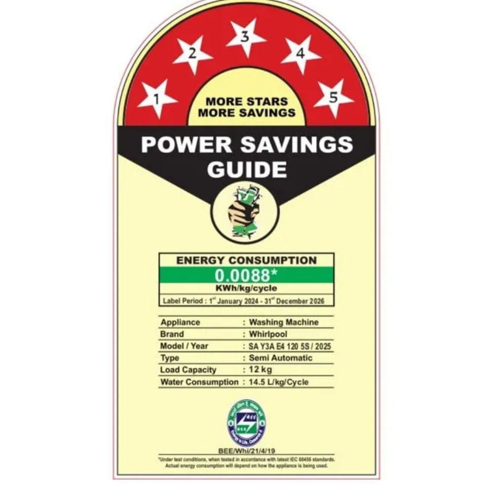 Whirlpool 12 Kg 5 Star Semi-Automatic Top Load Washing machine (ACE XL 12 DMIX GRAPHITE 10Y, Grey)