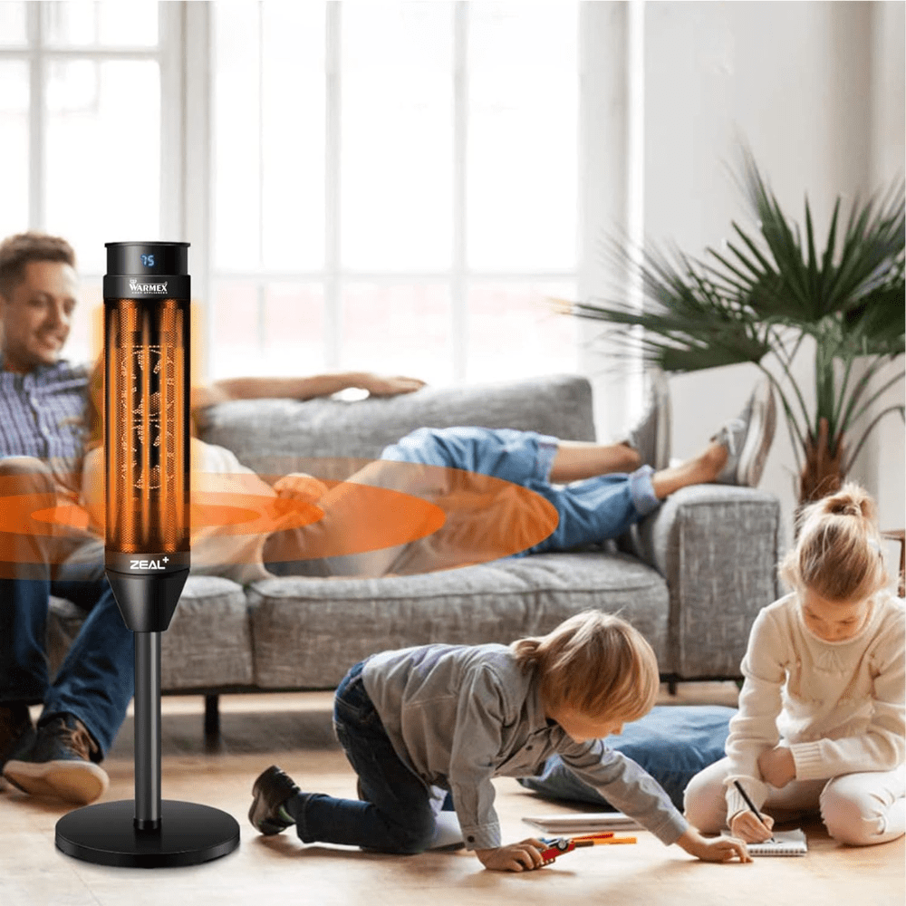 Warmex 2000 Watts ZEAL+ Touch Control Digital Display Room Heater, Black
